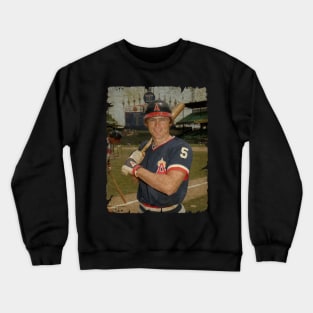 Brian Downing in Los Angeles Angels of Anaheim Crewneck Sweatshirt